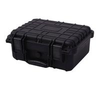 Portable Flight Case Black PP Tool Box Protective Hard Case Carry Case vidaXL