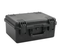 Portable Flight Case Black PP Tool Box Protective Hard Case Carry Case vidaXL