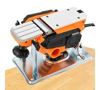 Portable Flip Support Planer, 1900W Electric Planer with Double Blades, Dual Dust Outlet, 0-3mm Depth Adjustable, Woodworking Benches Tools for Furniture Repair and DIY Wood Crafts