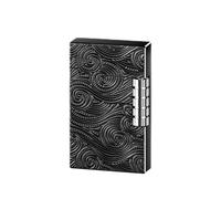 Portable Flip-Top Butane Lighter, Refillable Adjustable Flame with Side Sliding Wheel, Ideal for Outdoor Camping, Candles, and Men's Gifts