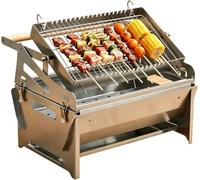 Portable Flipping Charcoal Grill