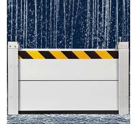 Portable Flood Barrier for Doors - 60x40CM Water Resistant Flood Protection for Basements and Exterior Use, Ideal for Flood Control and Emergency Preparedness