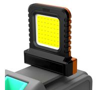 Portable Flood Light - 21V Adjustable LED Panel Lamp | Rechargeable Work Spotlight | Rugged Frame Design | Job Site Theme | Compact High, Garage Plumbing Warehouse Hiking Power Outage