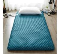 Portable Floor Mattress, Foldable Futon for Guest Bed, Double Roll-Up Sleeping Pad, Comfortable & Lightweight Travel Mattress, Ideal for Camping & Overnight Guests