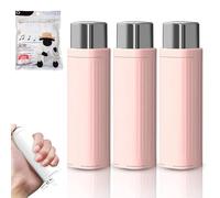 Portable Floss Dispenser, Dental Floss Picks Case with 100 Pcs Refillable, 2026 Upgrade Portable Automatic Picks Dispenser Floss Organizer for Family Hotel Travel (3Pcs Pink)