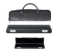 Portable Flute Case PU Texture Soft Interior for Concerts Travel Modern Flute Instrument Case Suitable for Youth Musicians Providing Gentle Padding and Easy Carrying in Various Settings