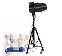 Portable Foam Can-non,High-Power Bubble Machine,Adjustable Angle/shaking head Foam Blaster,for Backyard,Clubs,Water Parks,6-10m Spray,80㎡ Foam Area,Easy to install(Black)