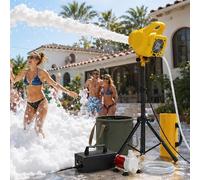 Portable Foam Machine, Non-Stop Output Party With Angle Control & 5-7m Wide Coverage, For Backyard Pool Birthday Carnival