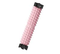 Portable Foam Roller with Suction Cup for Muscle Massage & Sawtooth Trigger Point Therapy (Pink)