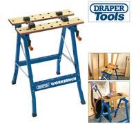 Portable Fold Down Workbench 600mm Dual Clamping Workmate Bench Draper 77020