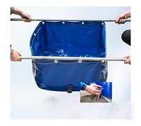 Portable Foldable Above Ground Fish Pond Aquaculture Water Storage Tank 1x3x1 Koi Pool for Garden Irrigation Canvas Reservoir for Fish Farming and Water Management