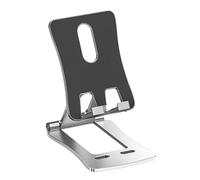 Portable Foldable Aluminum Smartphone Stand with Height and Angles for Offices Home Travel Foldable Phone Holder
