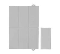 Portable Foldable Baby Travel Changing Mat | Soft, Waterproof, Compact Diaper/Nappy Changer | 40x60 cm (Grey)