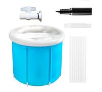 Portable Foldable Bathtub - Cold Bath, Large Waterproof Baskets | Indoor Outdoor Use Bathroom, Terrace Garden Beach Relaxing, Camping Family Travel Daily Activities
