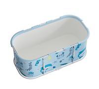 Portable Foldable Bathtub for Adults, Freestanding Soaking Tub, Hot & Ice Bath Spa, Lightweight Oxford Cloth, Ideal for Home & Camping, 115cm x 60cm x 50cm (1 Set)
