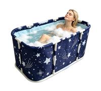 Portable Foldable Bathtub for Adults Pop Up Bath Tub No Installation Needed | Soaking SPA Bathtub for Hot Shower and Ice Bath, 6-Layer Thermal Insulation, Family Bath Tub for Indoor Outdoor Small Space