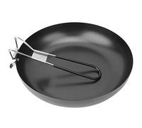 Portable Foldable Camping Pan, Non-Stick Frying Pan for Outdoor Cooking Picnic Hiking, Lightweight & Compact Camp Cookware