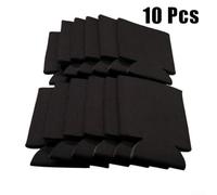 Portable Foldable Can Coolers 10-Pack for Travel Picnic(Black) | Engineered non-slip texture, snug glove-like fit, retains shape over time, no loosening, black and white colors