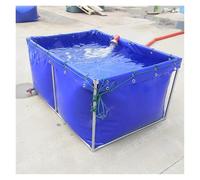 Portable Foldable Canvas Fish Pond, Emergency Aquarium Pool with Grommets, Large Koi Storage, Versatile Aquaculture Tank for Outdoor Use