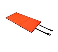 Portable Foldable Carp Fishing Mat with Polyester Sponge Construction for Protective Unhooking and Safe Fish Handling Outdoors (Orange)