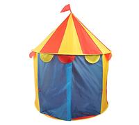 Portable Foldable Castle Tent for Kids, Play Tent with Easy Setup and Quick Fold, Indoor Outdoor Play House for Children Ages 3-8, Lightweight Cloth Tent with 4