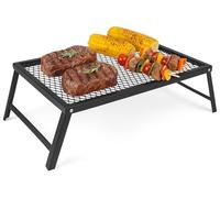Portable Foldable Charcoal BBQ Grill - Compact, Free-Standing Barbecue Grill for Outdoor Cooking - Durable Steel Grill for Camping, Picnics, Family Gatherings, Garden, Beach & Travel Adventures