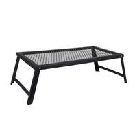 Portable Foldable Charcoal BBQ Grill - Compact, Free-Standing Barbecue Grill for Outdoor Cooking - Durable Steel Grill for Camping, Picnics, Family Gatherings, Garden, Beach & Travel Adventures