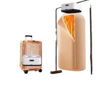 Portable Foldable Clothes Dryer, 360° Hot Air Bacteria Mite Removal, Multi-Fabric Intelligent Timer Dryer For Home Travel