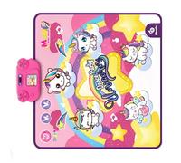 Portable Foldable Dance Pad with Built in Sound Effects for Children Active Play Music Rhythm Exercise Mat Children Music Rhythm Game Mat for Fitness Training Enhances Balance Through Fun Dance