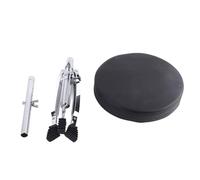 Portable Foldable Drum Stool Adjustable Height Padded Drum Throne Non Slip Seat Chair for Drumming Adults Kids Universal Durable Alloy Material 11 Inch Seat