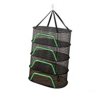Portable Foldable Drying Net For Vegetables Fish And Herbs Windproof Mesh Rack With Zippered Closure For Outdoor Food Dehydration And Clothes 60x10cm(C)