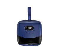 Portable Foldable Electric Clothes Dryer with Rapid Drying Disinfection Intelligent Timer Mute Design, 10-15kg Capacity, Ideal for Home Travel Apartments (Blue-3)