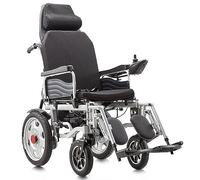 Portable Foldable Electric Wheelchair for Adults, 31 Miles Long Travel Range All Terrain Power Wheelchair, 40A Lithium Battery, Weight Capacity 330lb, Reclining Seat