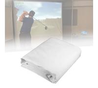 Portable & Foldable Golf Simulator Screen, Thickened & Washable Projection Curtain for Indoor and Outdoor Training