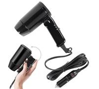 Portable Foldable Hair Dryer - 12V Styling Tool Car Hair Dryer Dry Blower for Car Exterior | Must Have for Convertible Road Trips,