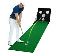 Portable Foldable Indoor Golf Chipping Training Net, Indoor Putting Green Set With Golf Holecup, Premium Turf Training Mat, Easy To Installation for Woods, Irons, Wedges