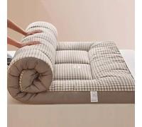 Portable Foldable Japanese Futon Mattress - Ultimate Space-Saving Floor Bed for Twins & Full Size - Comfortable Sleeping Pad for Home & Travel Support.