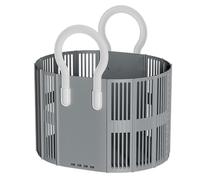 Portable Foldable Laundry Basket Large-Capacity Household Clothing Storage Bin Ideal for Bedrooms, Bathrooms, Laundry Rooms, and Dormitories Holds Toys and Clothing(Grey,B)