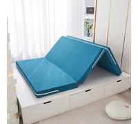 Portable Foldable Mattress for Single & Double Beds 3-Part Design Washable Foam Sping Solut for Guests (190 x 100 x 8.5 cm)