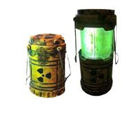 Portable Foldable Mini Nuclear Reactor Light - Battery-Powered Emergency Light for Camping, Bedside Decoration and Table Centerpiece (A)