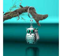 Portable Foldable Owl Keychain Mini Nail Clippers, 2025 New German Professional Stainless Steel Nails Clipper with Nail File, Flip-Top Sharp Toenail Clippers (2pcs-Silver)