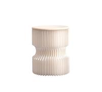 Portable Foldable Paper StoolRound Kraft Paper Design 40cm/15.75in Ideal for Home & Commercial Use Lightweight & Durable SpaceSaving Seating Solution