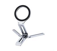 Portable Foldable Phone Tripod with Magnetic Features, Great for Any Adventure (Silver)