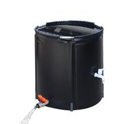 Portable Foldable Rain Barrel - PVC Rainwater Collection System with Taps & Overflow Kit for Garden Irrigation Eco-Friendly Water Storage Solution for Water Conservation