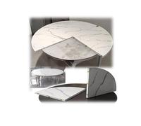 Portable Foldable Round Table Extender - Wooden Dining Tabletop for Expanding Space, Perfect for Banquets, Parties, and Temporary Replacement Solutions