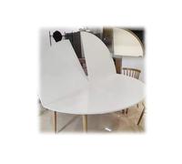 Portable Foldable Round Table Extender - Wooden Dining Tabletop for Space Expansion, Perfect for Parties, Banquets, Events & Temporary Use at Home