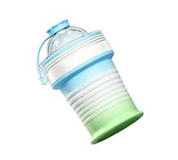 Portable Foldable Silicone Ice Spheres Mold with Cup and Straw for Whiskeys Cocktails Bourbons Ice Cubes Tray Drinkware Accessories