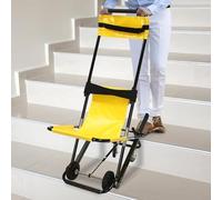 Portable Foldable Stair Chair for Emergency Evacuation, Lightweight Rescue Stretcher for Firefighters and Ambulance Use