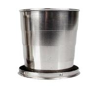 Portable Foldable Tarnish Free Travel Cup Intensive Plan for Adventure Hiking Food Safe Material Simple Outdoor First Space Saving No Tarnish Cup