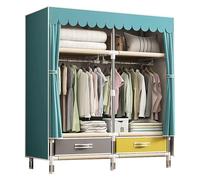 Portable Foldable Wardrobe Closet - Space-Saving Fabric Sto for Clothes Versatile nizer for Home Design Easy Assembly Ideal for Smals Cact and